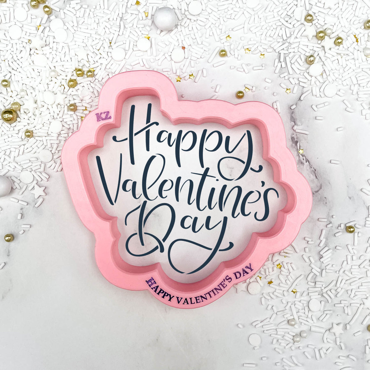 Cookie Cutters Happy Valentine&#39;s Day Hand Lettered