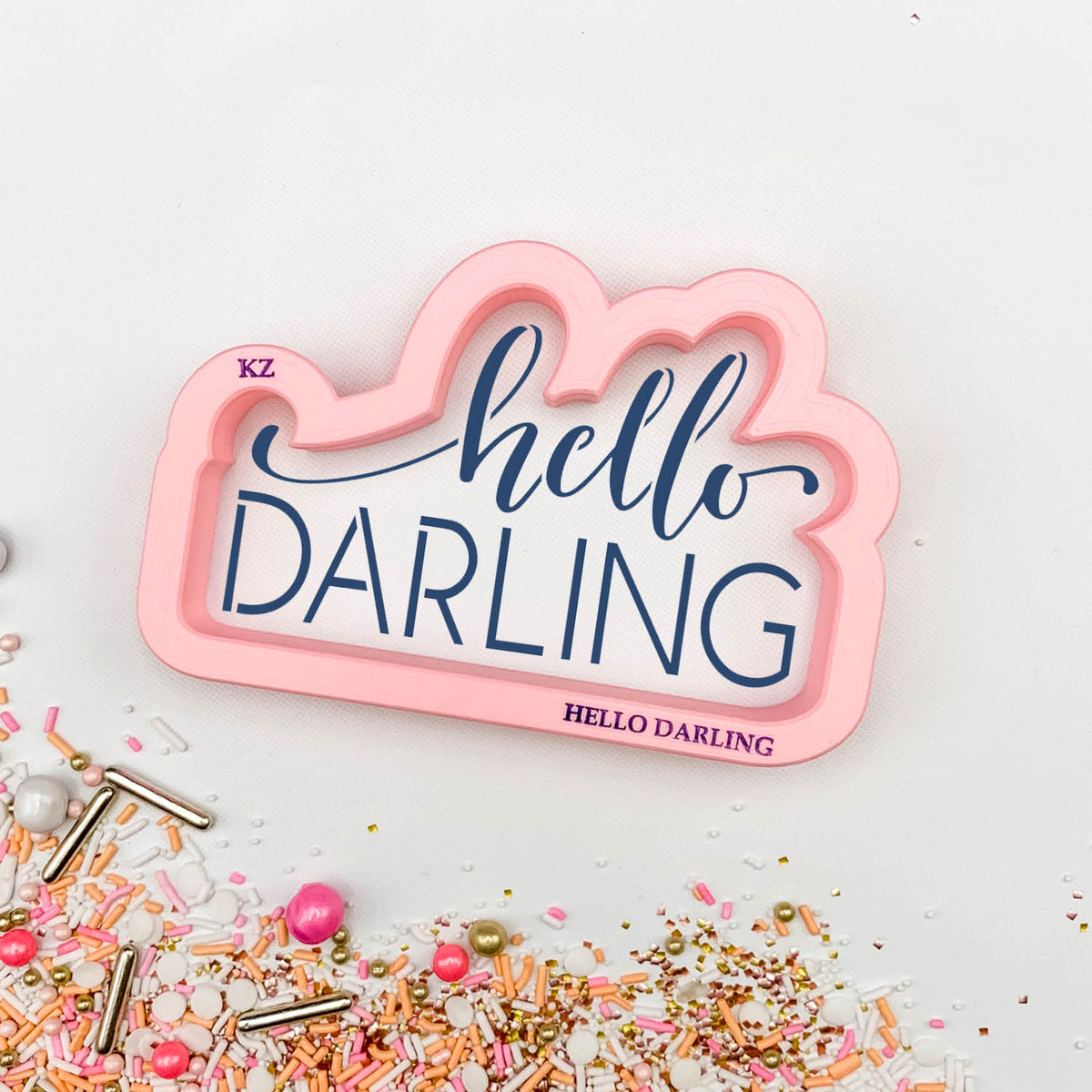 Cookie Cutters Hello Darling Cutter/Stencil