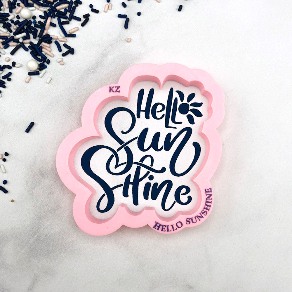 Cookie Cutters Hello Sunshine Hand Lettered