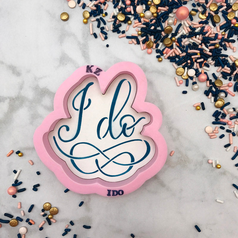 Cookie Cutters I Do Hand Lettered