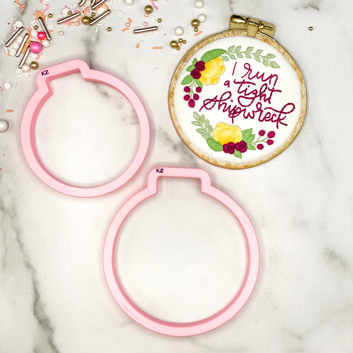 Cookie Cutters Embroidery Hoop Cutter