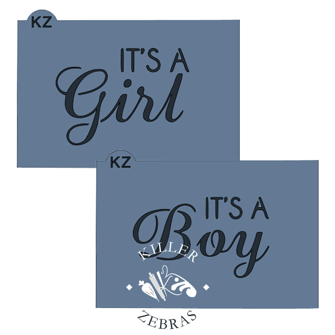 Typography It&#39;s a Girl/Boy