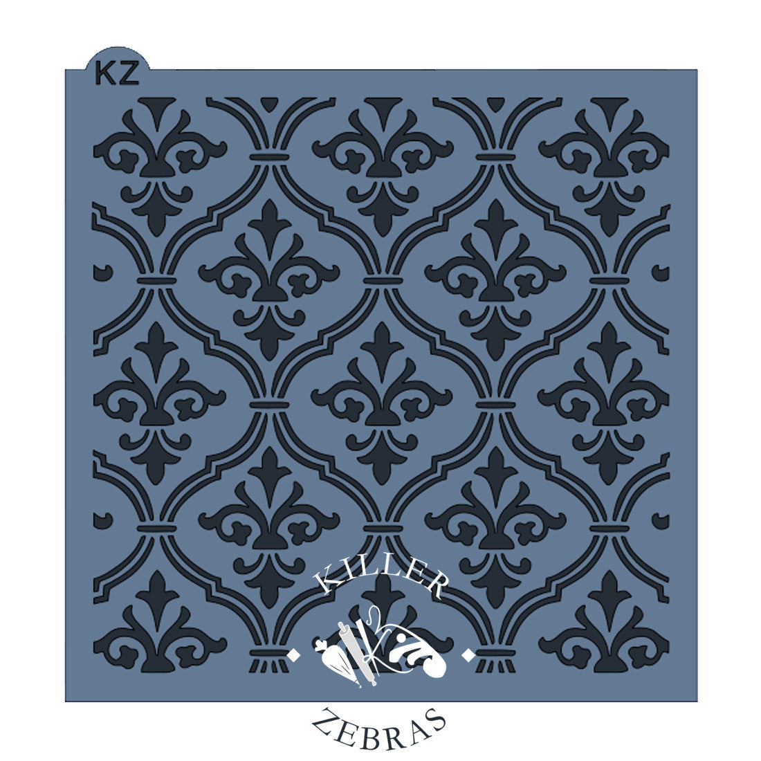 5.5 x 5.5 Stencil Mediterranean Tile Stencil