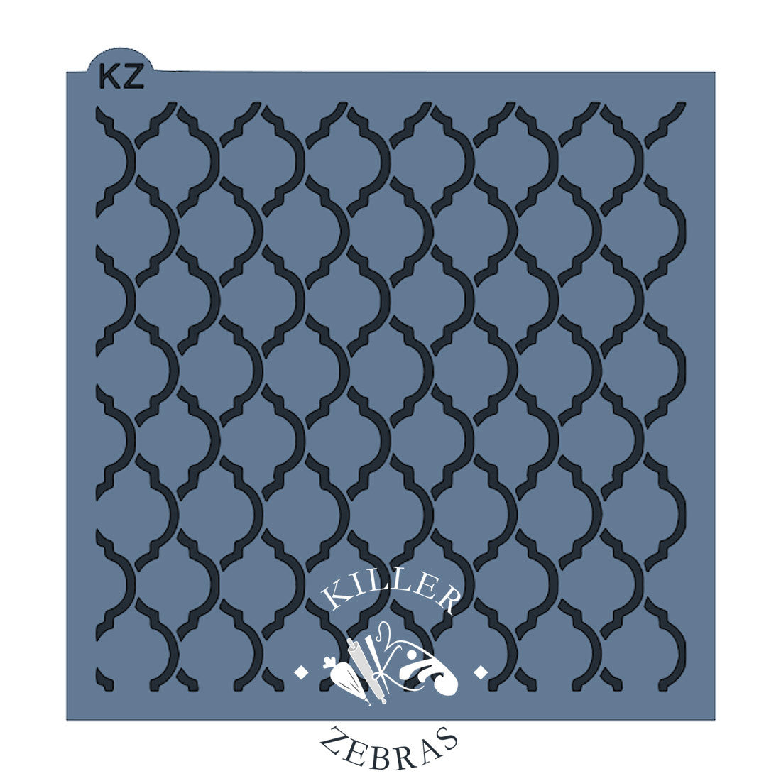 5.5 x 5.5 Stencil Moroccan Trellis Stencil