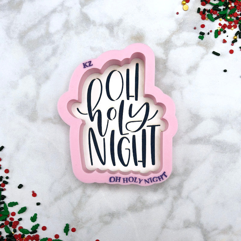 Cookie Cutters Oh Holy Night Hand Lettered