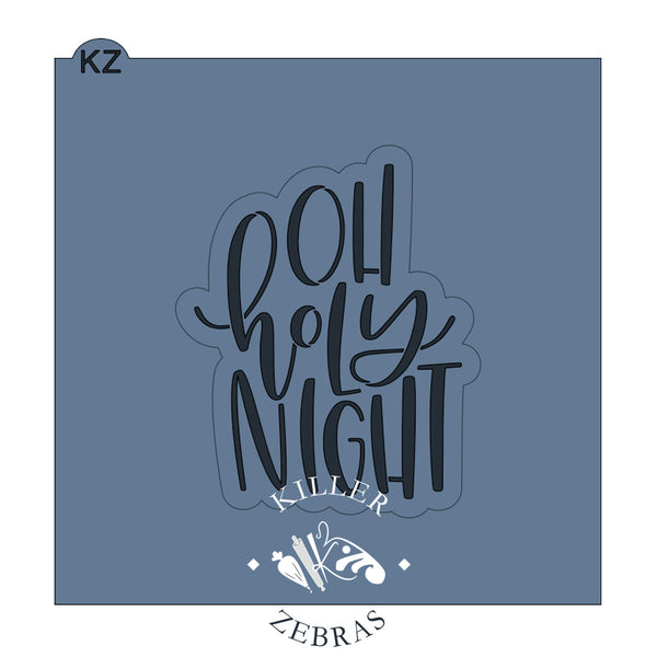 Oh Holy Night Digital Download. KaleidaCuts Lettering.