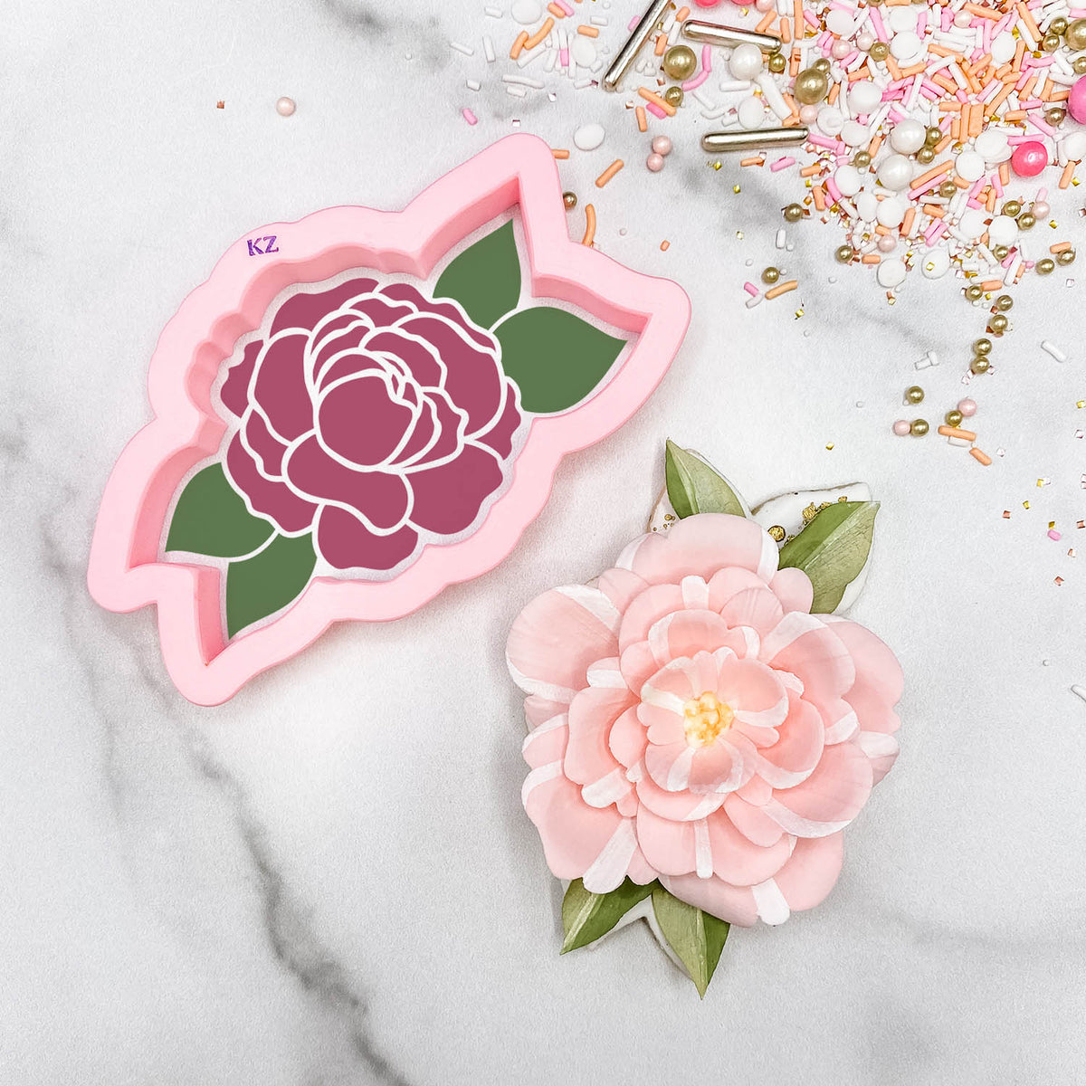 Cookie Cutters Peony Cutter/Stencil