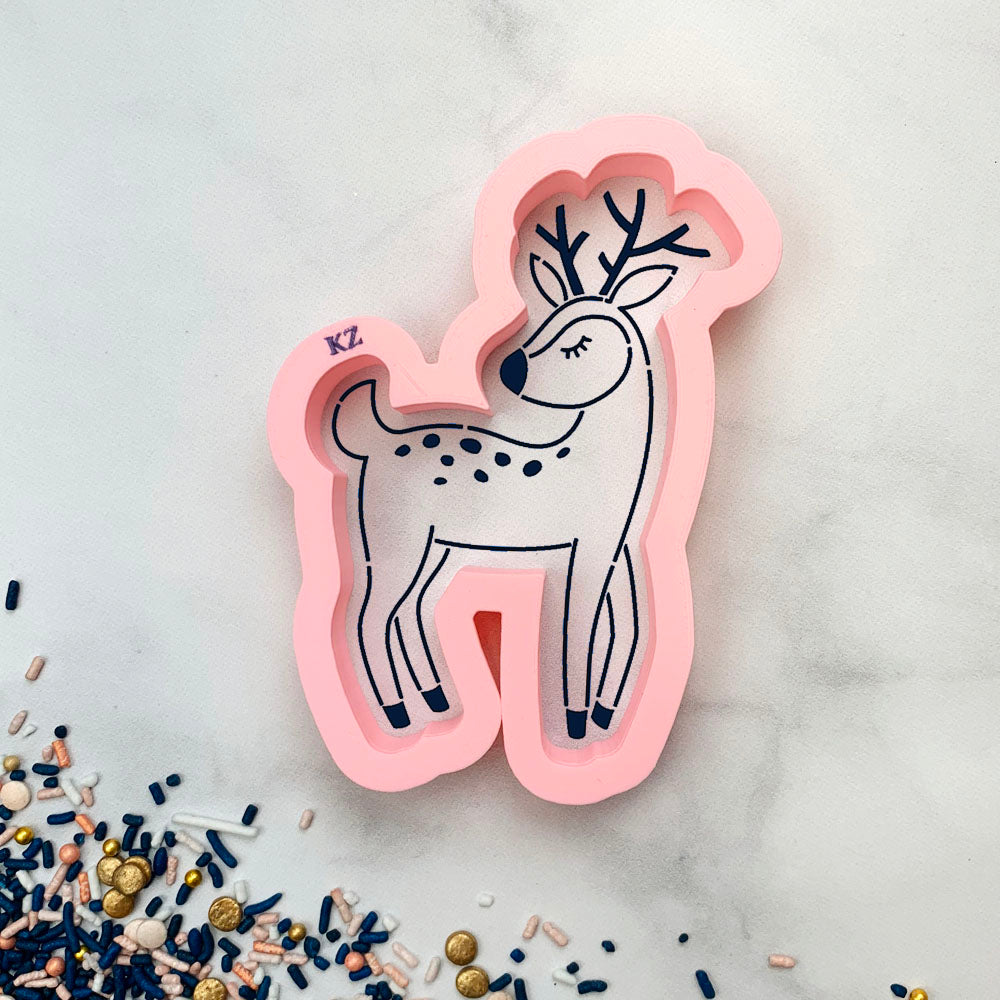 Cookie Cutters Winter Reindeer Cutter/Stencil