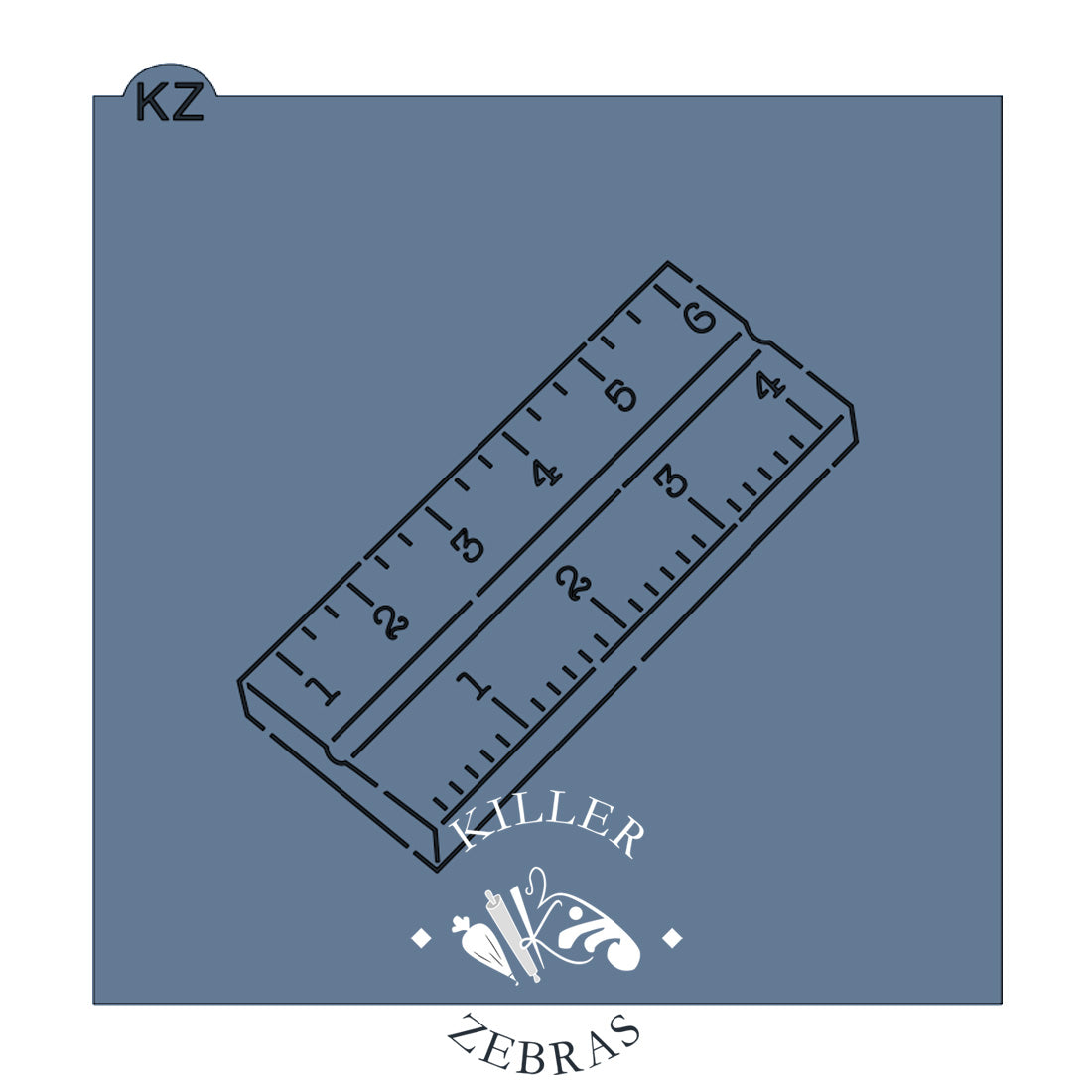 Cookie Cutters Ruler Cutter/Stencil Stencil Only