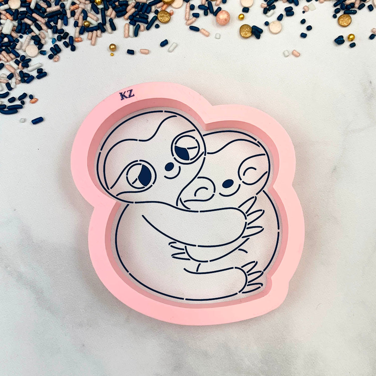 Cookie Cutters Hugging Sloths Cutter/Stencil