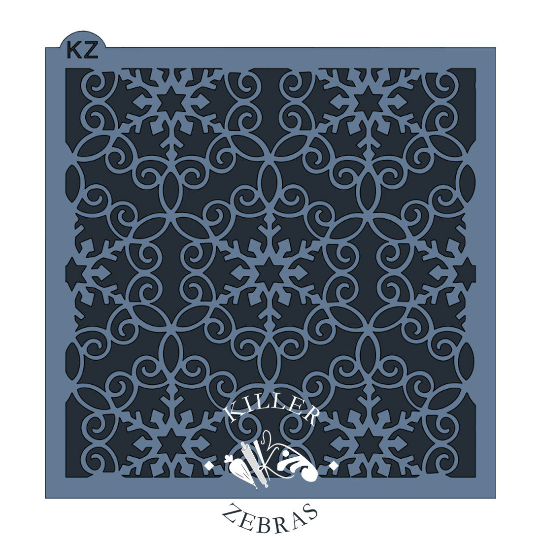 5.5 x 5.5 Stencil Snowflake Lace Stencil