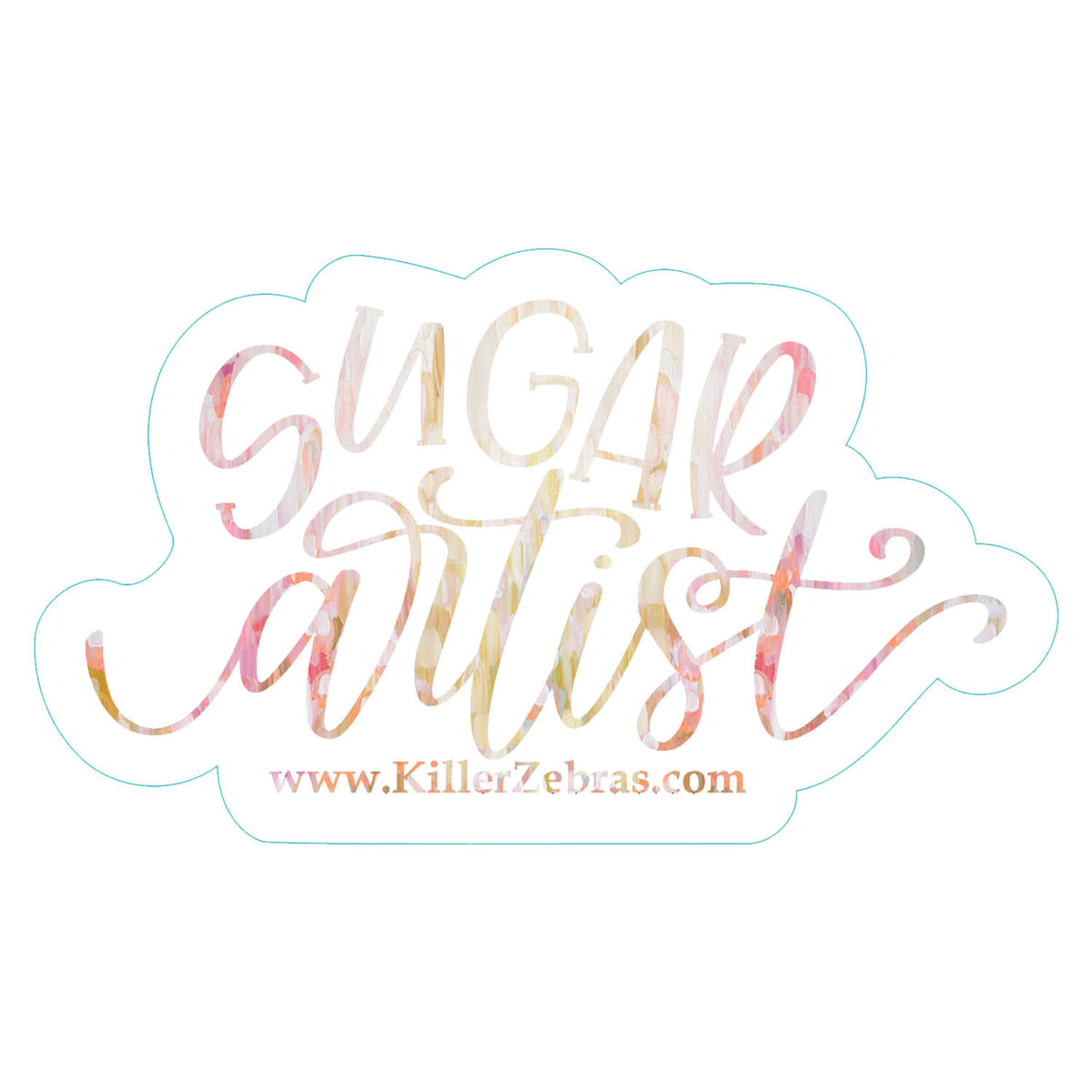 Supplies Sugar Artist Sticker/Decal