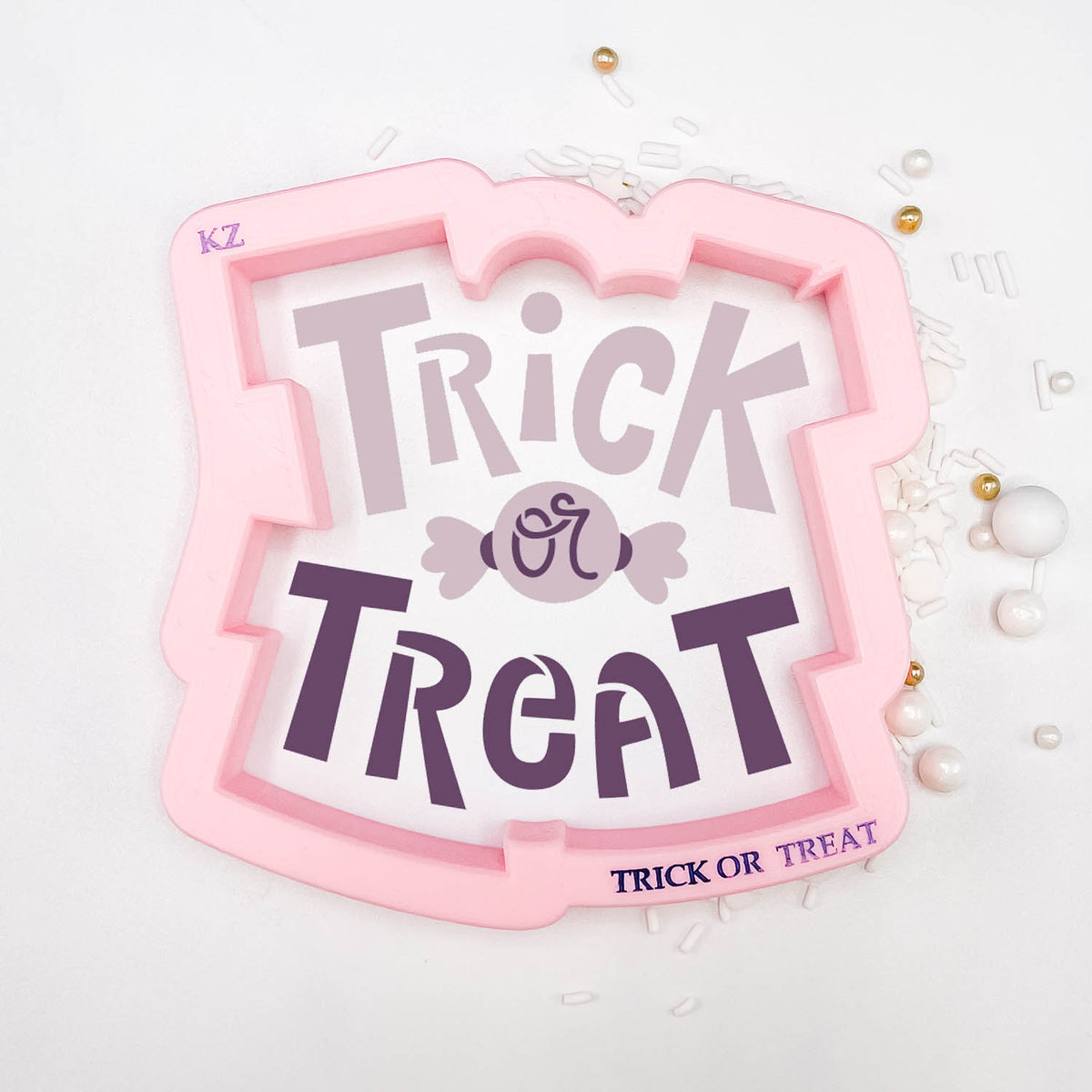 Cookie Cutters Trick or Treat (Style 2) Hand Lettered