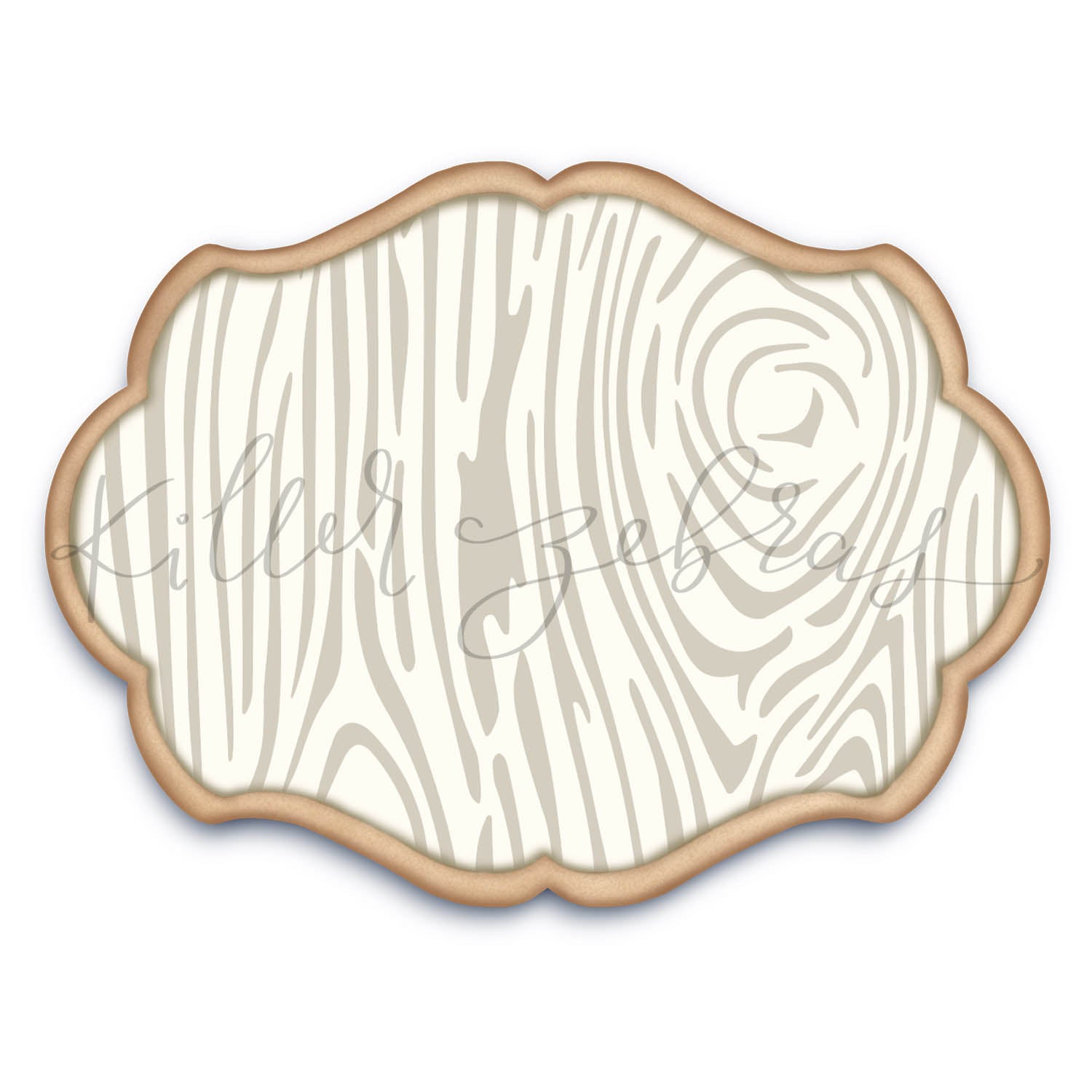 Cedar Shake Roof Cookie and Craft Stencil